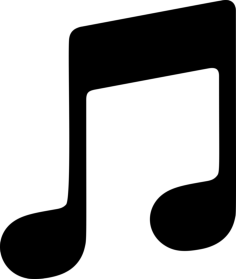 Brand Itunes Note Svg Line Art, Free Vectors File